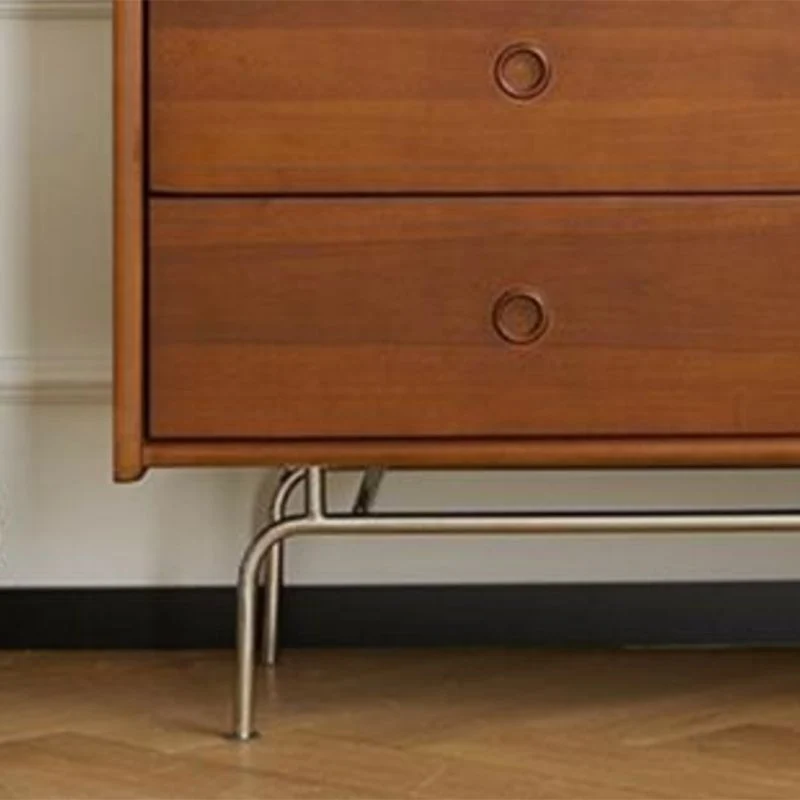 Ultra-Modern Horizontal Dubbel Dresser Solid Wood Storage Chest Dresser Bedroom 47l