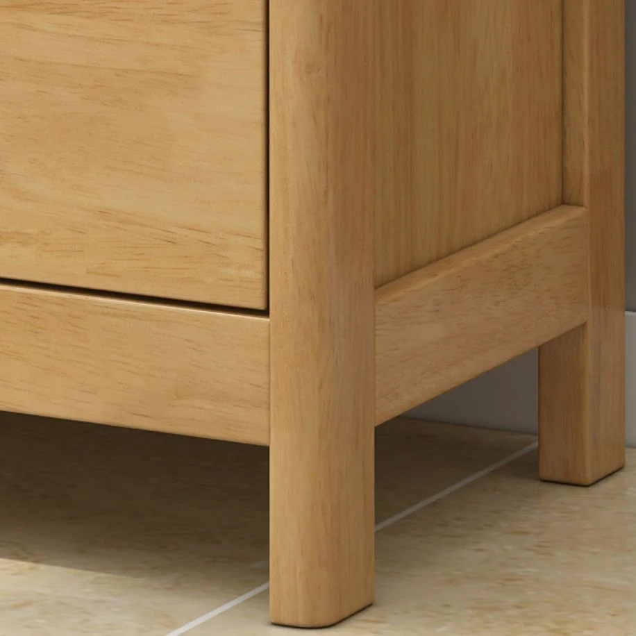 Ultra-Modern Rubberwood Dubbel Dresser Horizontal Storage Chest Dresser Bedroom 31l