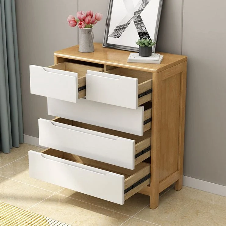 Ultra-Modern Rubberwood Tweemaal Dresser Horizontal Storage Chest Dresser Bedroom 31l