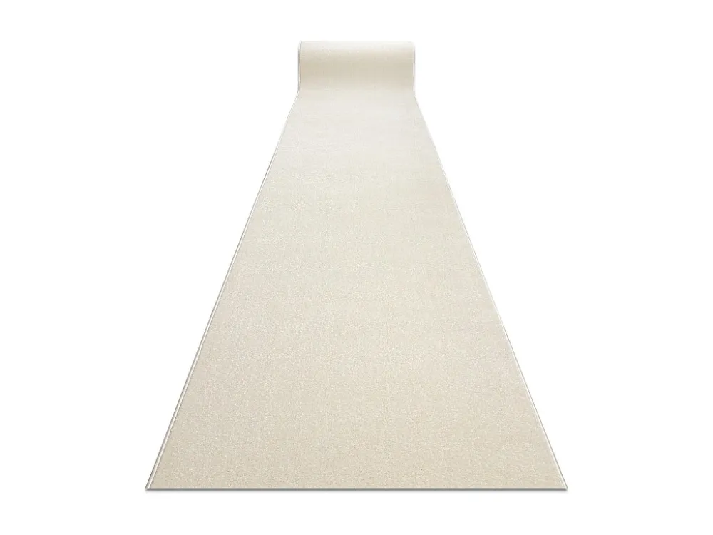 uniform chodnik KARMEL Glad, enkele kleur wit 60 cm 60x300 cm