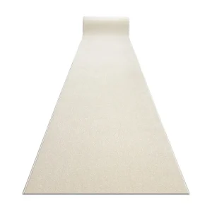uniform chodnik KARMEL Glad, enkele kleur wit 80x220 cm