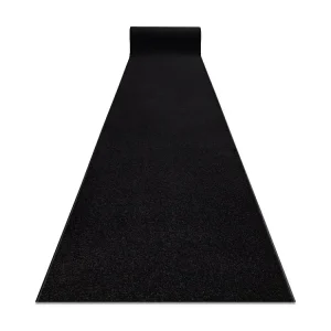 uniform chodnik KARMEL Glad, enkele kleur zwart 200x280 cm