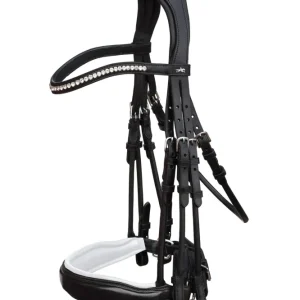 Venice Tweemaal Bridle Black/Patent Grey F