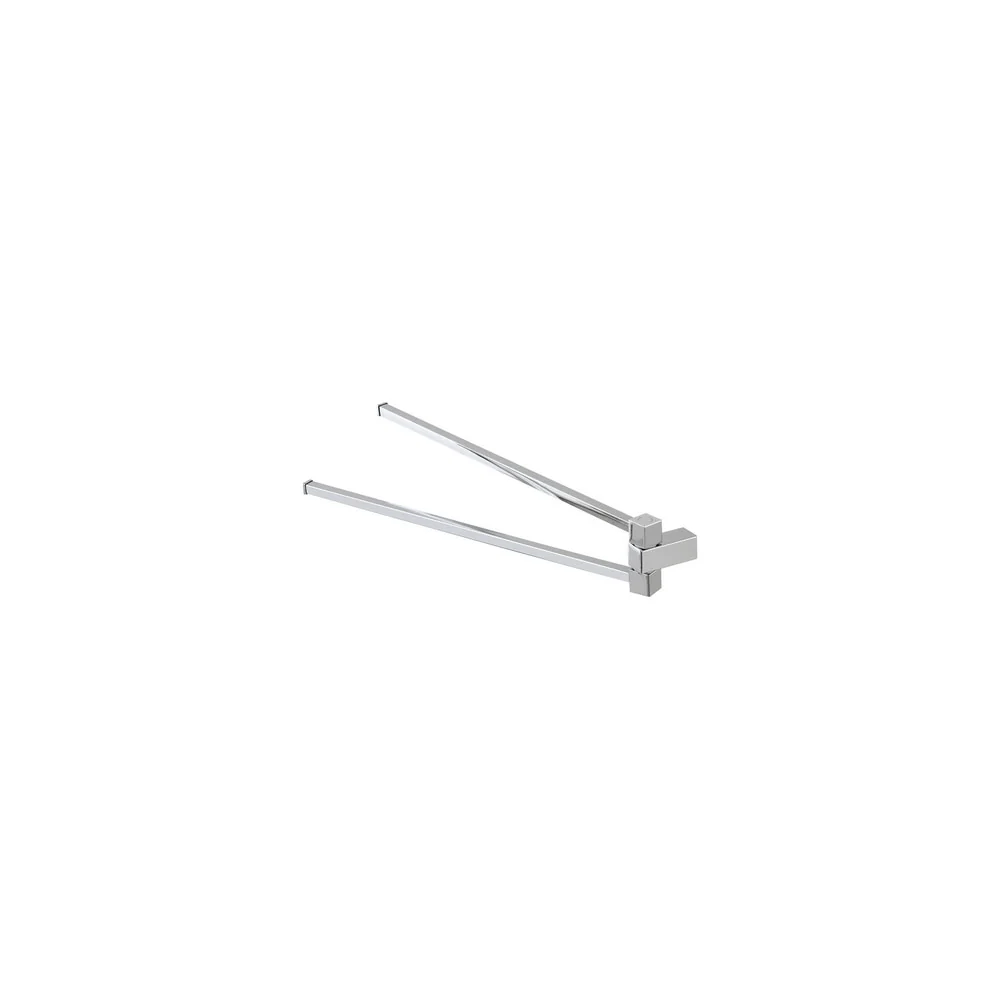 Verchroomd towel holder Unica series length 39 cm anti-rust plates