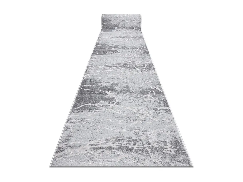Vloerbekleding Structureel MEFE 6182 twee poolhoogte , grijskleuring 70x160 cm