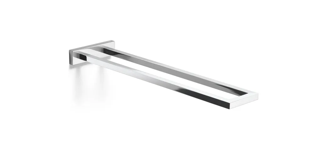 Wall-mounted two-arm towel holder Gedy model Elba - Chroom