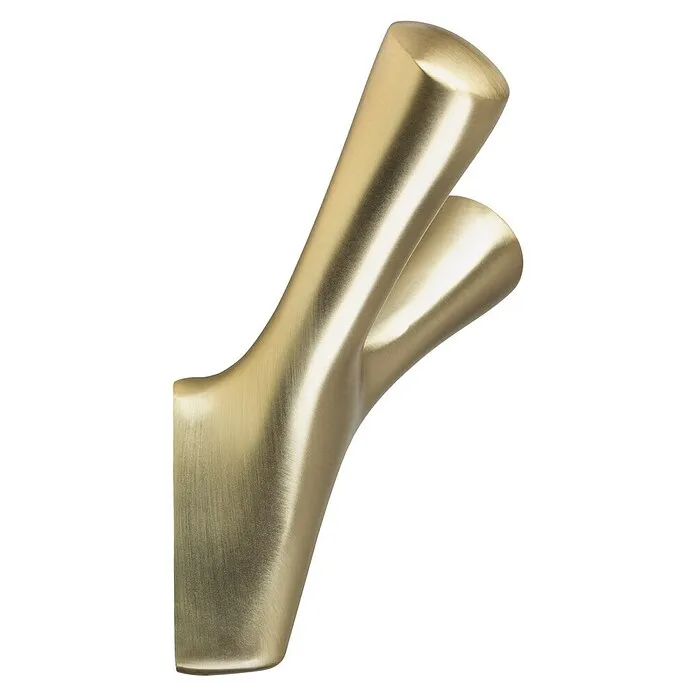 Walteco Jashaak 1 x Amiso II kledinghaak, 2 x schroeven, 2 x pluggen - l x b x h: 76 x 48 x 92 mm, Aantal haken: 2 st., Me...