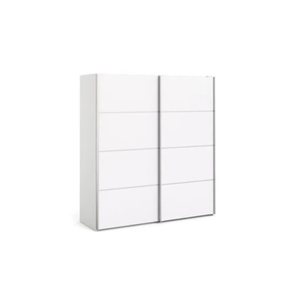 Wardrobe 2 sliding doors 182 cm model Verona - Ivoor