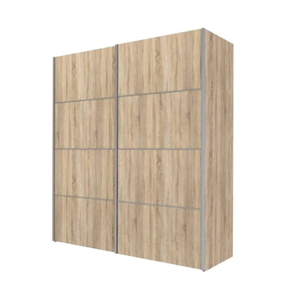 Wardrobe 2 sliding doors 182 cm model Verona - Eik
