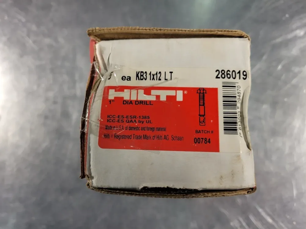 1" Wedge Anchors ICC-ES-ESR-1385