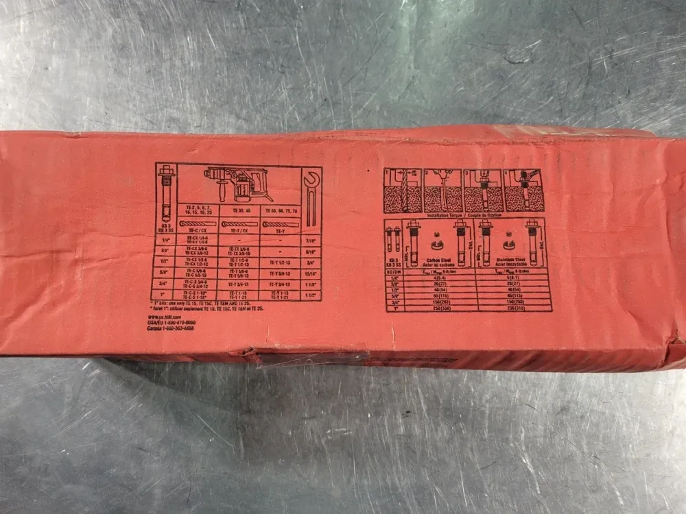 1" Wedge Anchors ICC-ES-ESR-1385