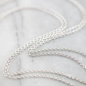 White Goud Double Layer Chain