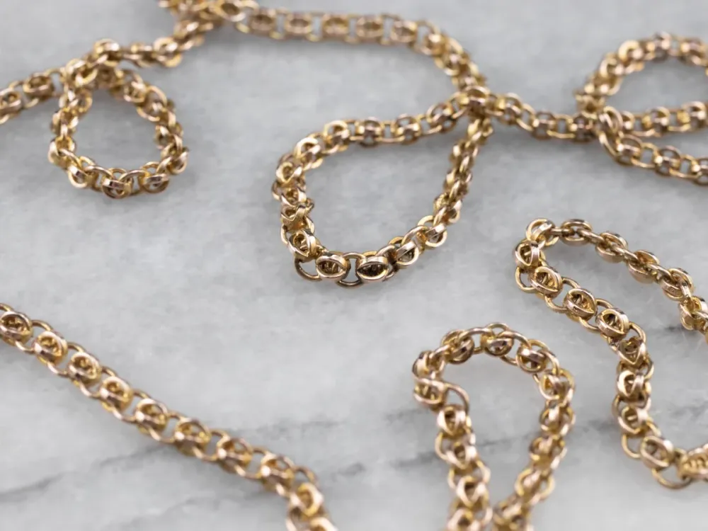 Woven Dubbel Rolo Link Chain