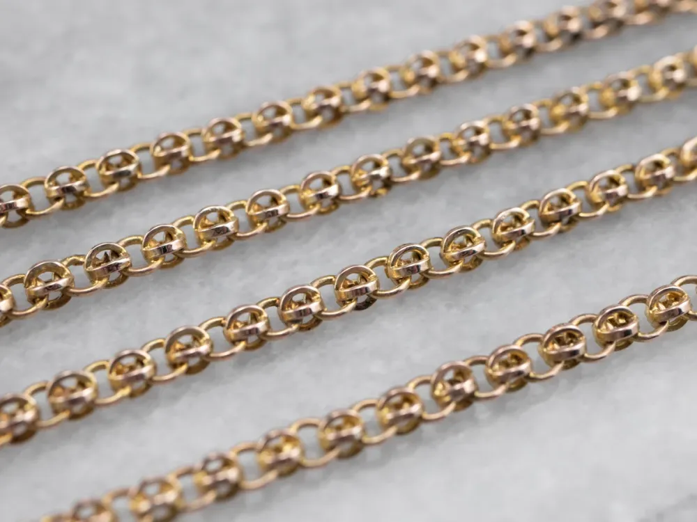 Woven Dubbel Rolo Link Chain