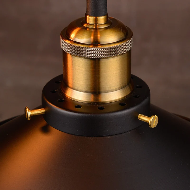 Zwart uitlopende lampenkap hanglamp Simplicity metallic 1-lamps restaurant hanglamp