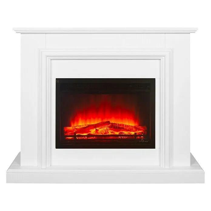Livn Elektrische haard Lugano - Zwart, 2.000 W, 19 x 60 x 43,4 cm