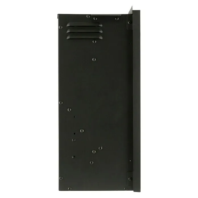 Livn Elektrische haard Lugano - Zwart, 2.000 W, 19 x 60 x 43,4 cm