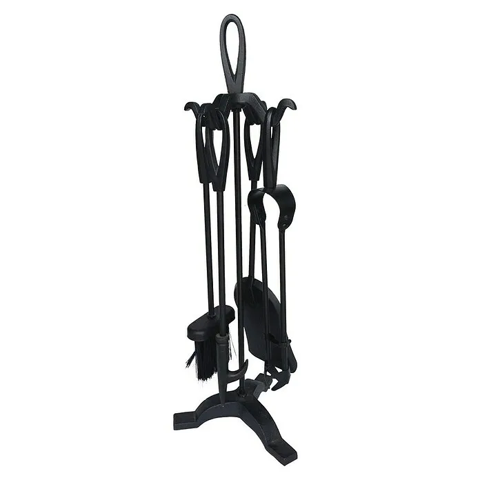 Livn Haardset 5-delig - 20 x 20 x 54 cm, Metaal, Zwart