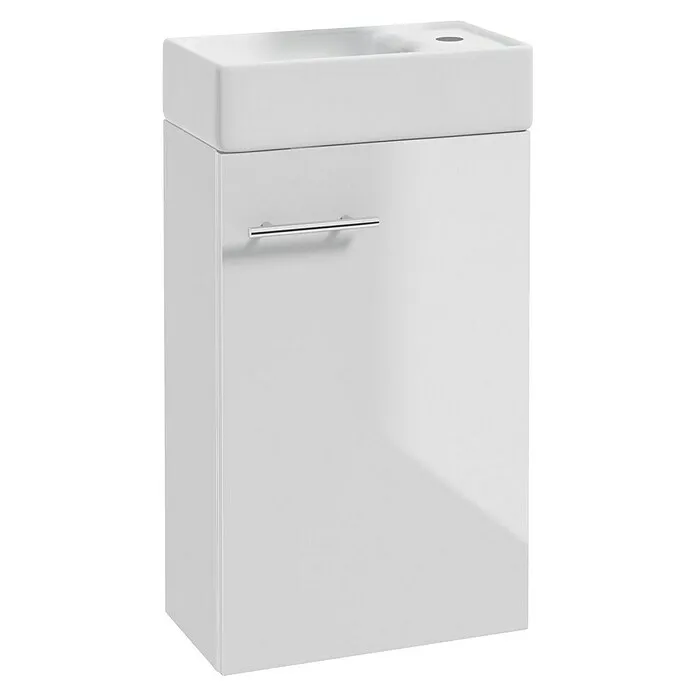 Allibert Fonteinset Mike Pack - 22 x 40 x 68 cm, Glanzend wit