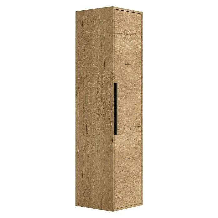 Allibert Hoge kast Border - 37 x 40 x 156 cm, Eik Halifax Natuur