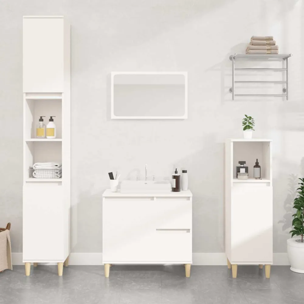 Badkamerkast 65x33x60 cm bewerkt hout grijs sonoma eikenkleurig