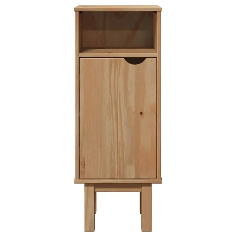 Badkamerkast OTTA 35x30x90 cm massief grenenhout