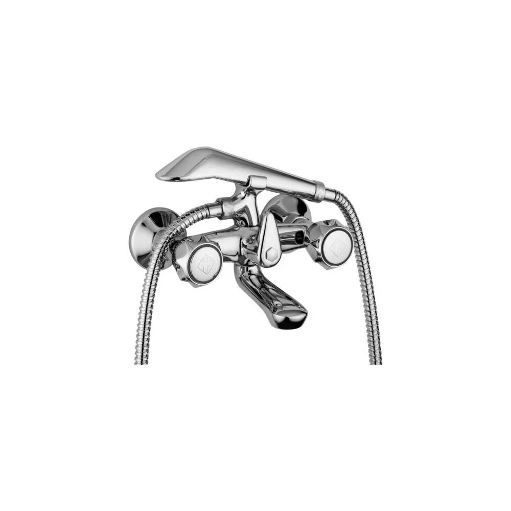 Bathtub Faucet Hand Shower Set Danubio Series Model DA024CR Metaalglans Paffoni