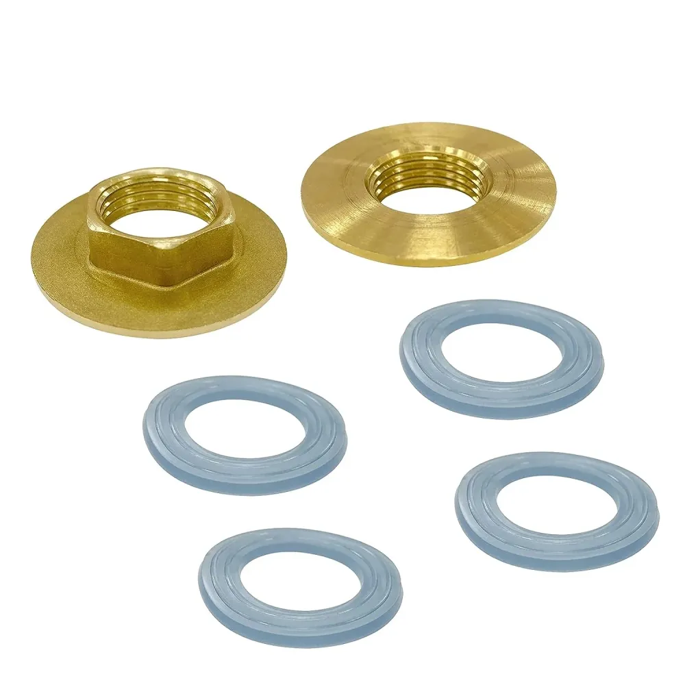 Borgmoeren om kraan vast te installeren 1/2 inch messing voor installatieset van kraan badkamer pop-up borgmoeren 2 stuks