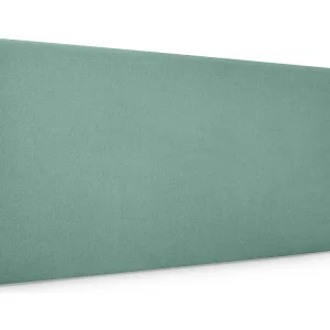 DHOME Hoofdeinde 95x50cm gladde aqualine stof bedden 90 - Aquagroen