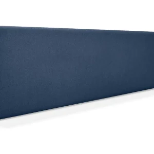 DHOME Hoofdeinde gladde aqualine stof 135x50cm bedden 120/135 - Blauw