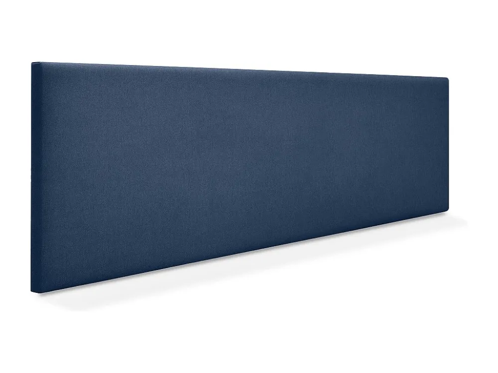 DHOME Hoofdeinde gladde aqualine stof 135x50cm bedden 120/135 - Blauw