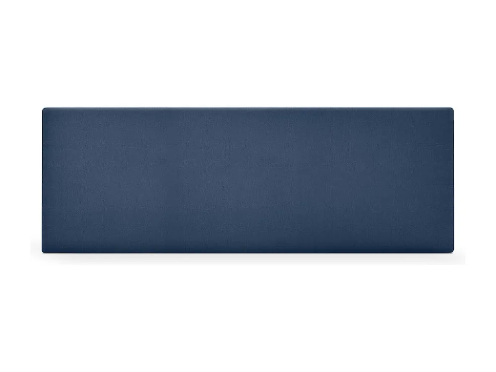 DHOME Hoofdeinde gladde aqualine stof 135x50cm bedden 120/135 - Blauw