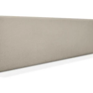 DHOME Hoofdeinde gladde aqualine stof 150x50cm bedden 150 - Ecru