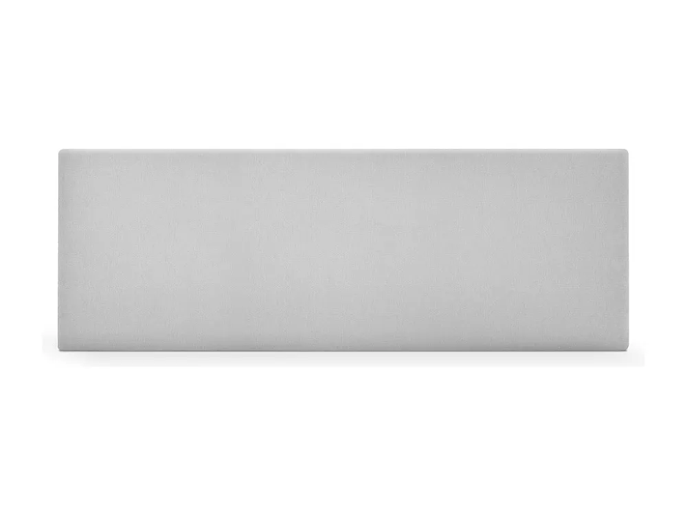 DHOME Hoofdeinde gladde aqualine stof 160x50cm voor 150/160 bedden - Parelgrijs