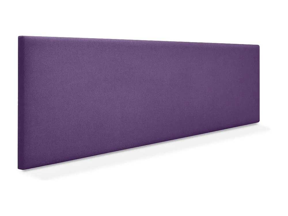DHOME Hoofdeinde gladde aqualine stof 160x50cm voor 150/160 bedden - Lila