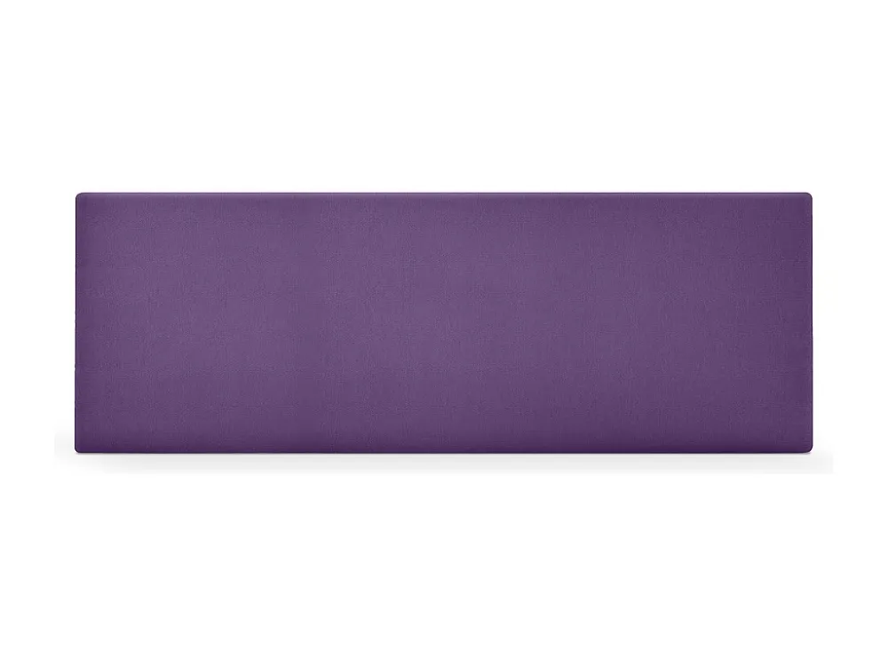 DHOME Hoofdeinde gladde aqualine stof 160x50cm voor 150/160 bedden - Lila