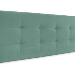 DHOME Hoofdeinde van Stof Aqualine Gecapitonneerd 150x60cm Bedden 150 - Aqua Groen