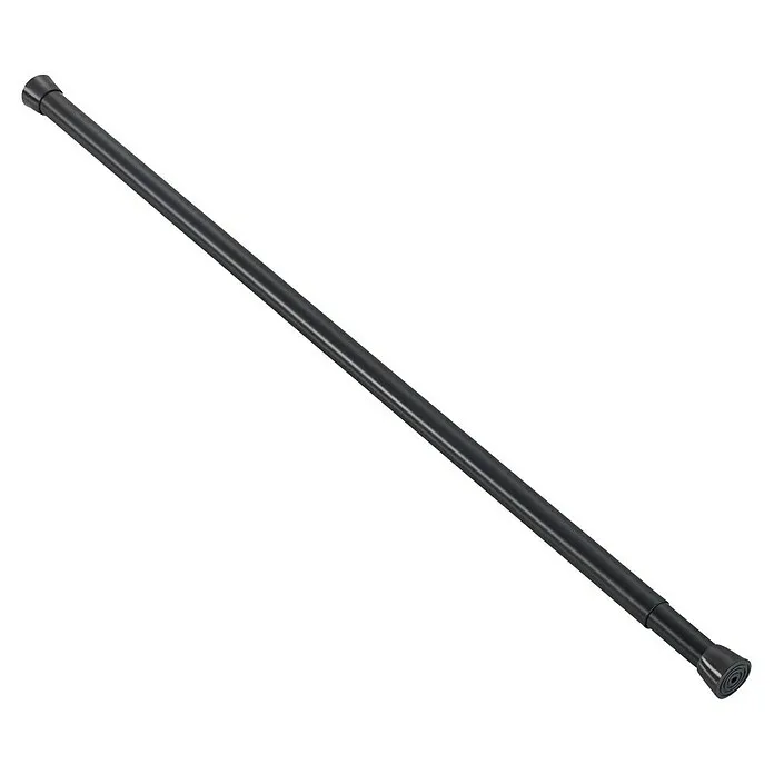 Diaqua Douchegordijnstang Eenvoudig - 75 cm - 130 cm, Diameter: 21 mm, Wit