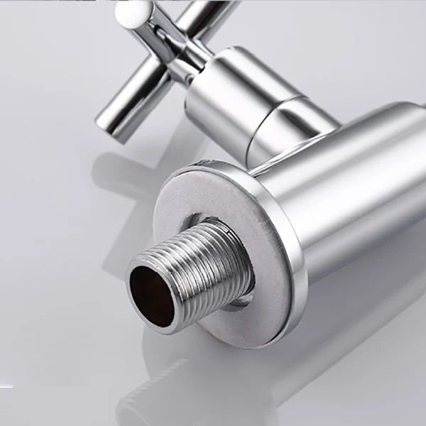 Glam Wall Mounted Bathroom Faucet Koper Single Handle Low Arc Vessel Faucet Bathroom Chrome