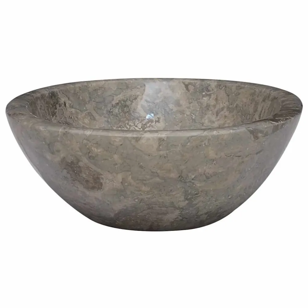 Gootsteen 53x40x15 cm marmer grijs