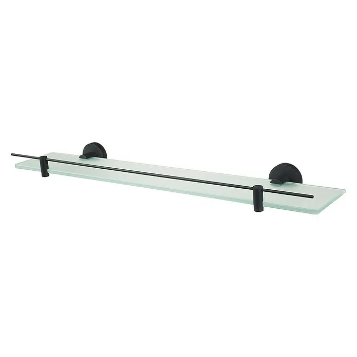 Haceka Kosmos Glazen planchet - Breedte: 600 mm, Zwart