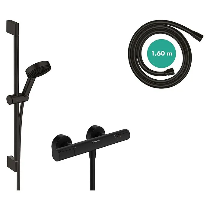 Hansgrohe Pulsify Select S Doucheset 105 EcoSmart - Zwart
