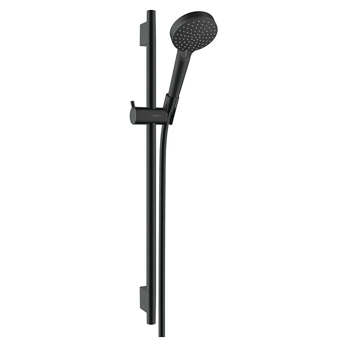 Hansgrohe Vernis Blend Doucheset met handdouche Ecosmart - Gatafstand: 62,5 cm, Zwart, Waterbesparende functie