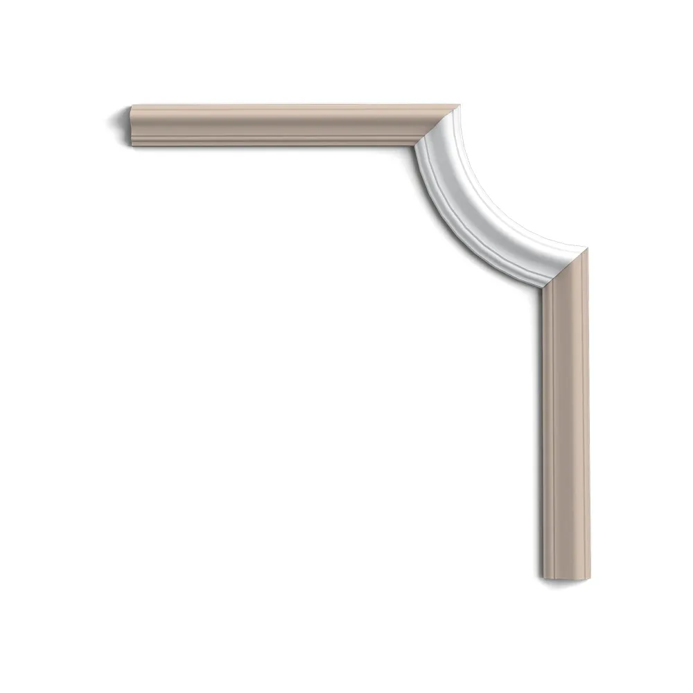 Hoekelement P8030C voor wandlijsten P8030 | 86 x 17 x 190 mm
