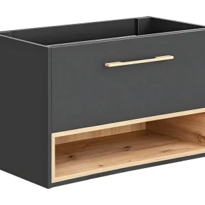 Kast Onder Wastafels BORNEO CUW100 1D 100x46x57 Donkergrijs