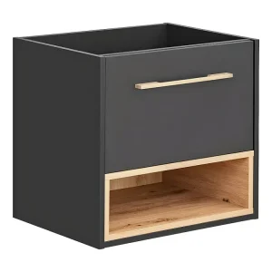 Kast Onder Wastafels BORNEO CUW60 1D 60x46x57 Donkergrijs