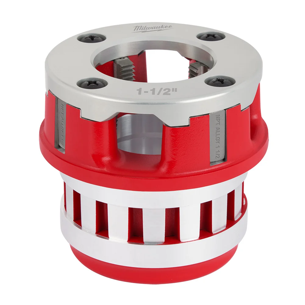 MILWAUKEE 1-1/2" ALLOY NPT Mobiel Pipe Threading Forged Aluminum Die Head