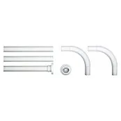 Sealskin Douchegordijnstang Set Seallux 3x - Diameter: 28 mm, Wit