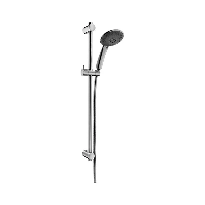 Sliding set shower rod Prestige and external single-lever shower mixer Red Metaalglans Paffoni