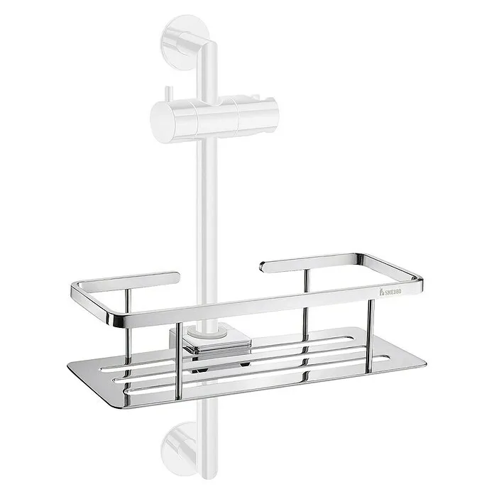 Smedbo Douchekorf SIDELINE DK3006 - 10,3 x 25 x 6 cm, Chroom, Glanzend